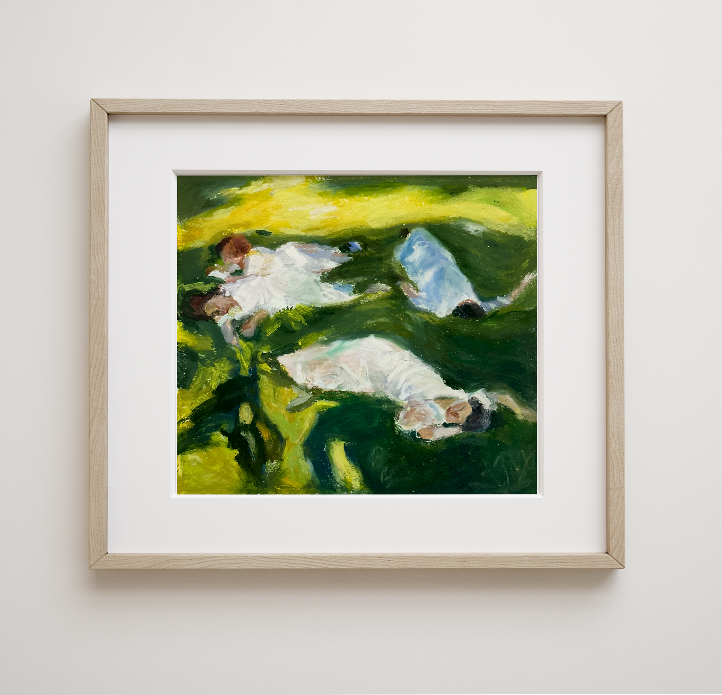Study in Oil pastels of Sorolla