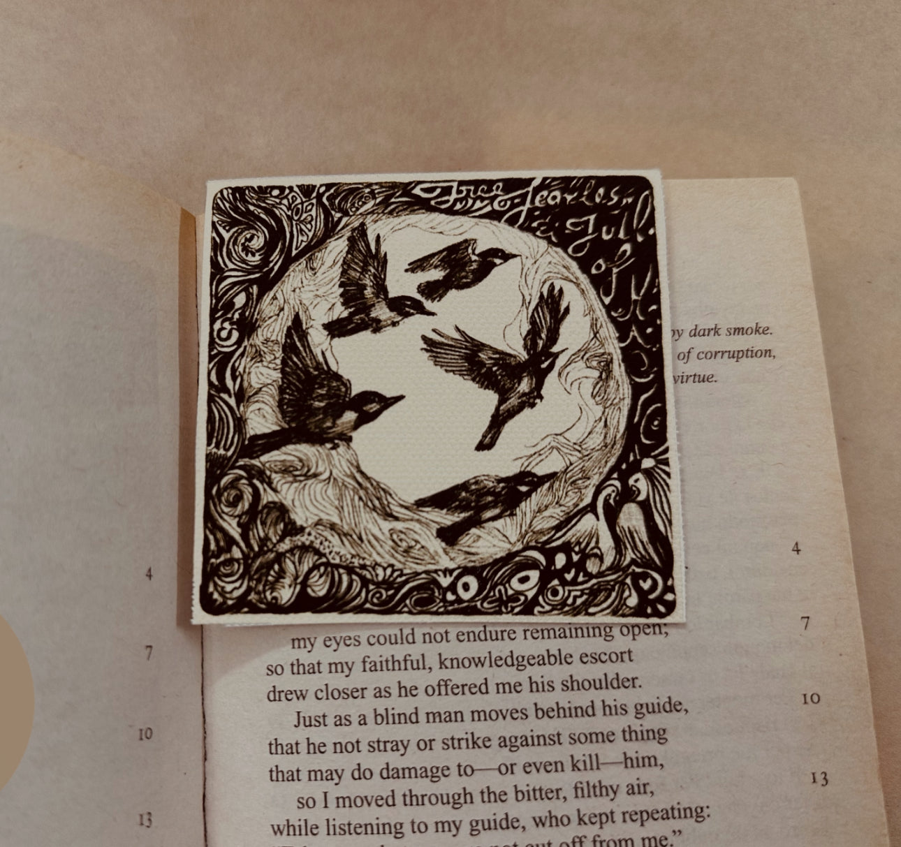 Free fearless full of magic mini print